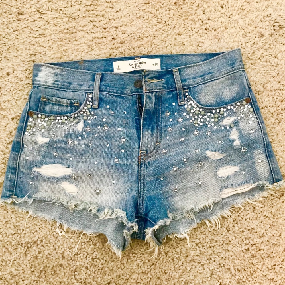 Abercrombie & Finch bling shorts